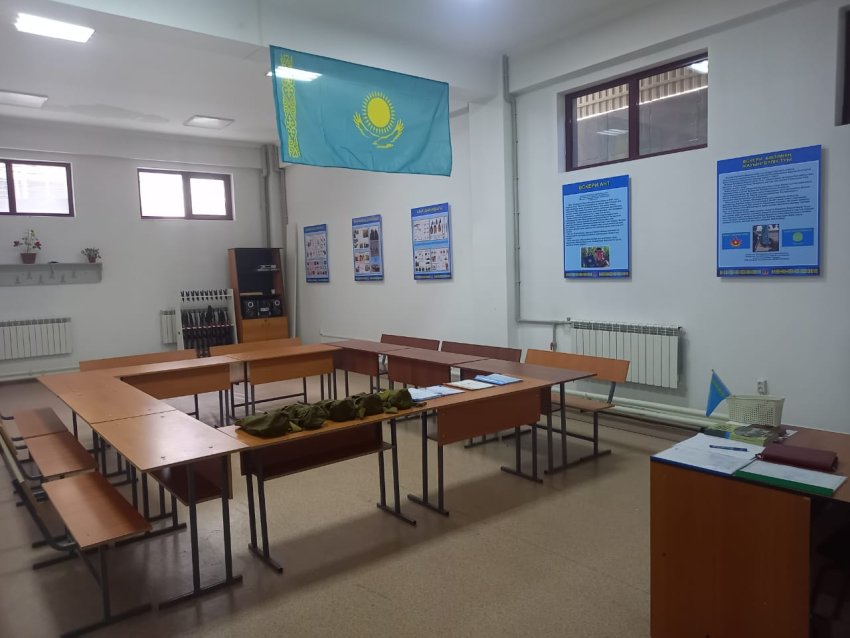 Жалын ЖББМ алғашқы әскери және технологиялық дайындық кабинеті